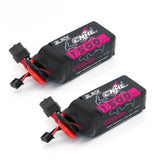 2pcs Lipo Battery 1100mAh 1300mAh 1500mAh 100Cfor FPV Airplane Helicopter Drone