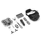 DJI NEO 2 drone bundle with goggles, controller, batteries, propellers, and accessories