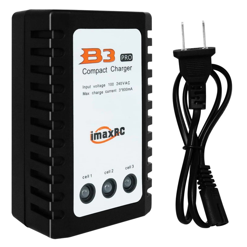 B3 Lipo Battery Charger - 2S 3S RC Balance Chargers AC 7.4-11.1V 10W with XH3... Battery