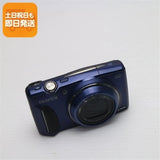 FUJIFILM FinePix F900EXR navy blue digital camera with front lens and control buttons