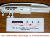 1962 CHEVROLET BEL AIR and IMPALA GAUGE FACES for 1/25 scale AMT kits¡ªPLS READ