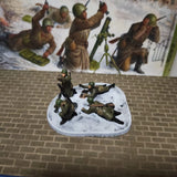 3D Printed Homemade 1/72  Soviet Winter Mortar Battery Group 4 Soliders Model Battery