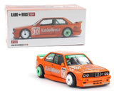 Kaido House x Mini GT 1:64 BMW M3 KAIDOHAUS V1 Orange Diecast Model Car KHMG177
