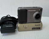 Panasonic Digital Camera PV-DC180 PalmCam w/ Charger Station Memory Card Japan