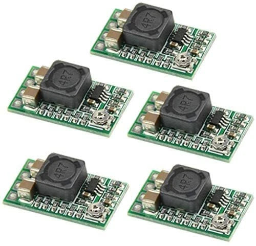 5pcs Mini DC-DC 12-24V To 5V 3A Adjustable Step Down Module Buck Converter 97.5%