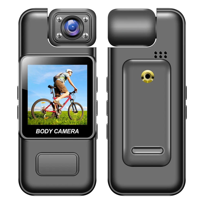 Ultra HD 8K WiFi Body Camera 180?? Rotating Lens Mini Portable Video Recorder Cam