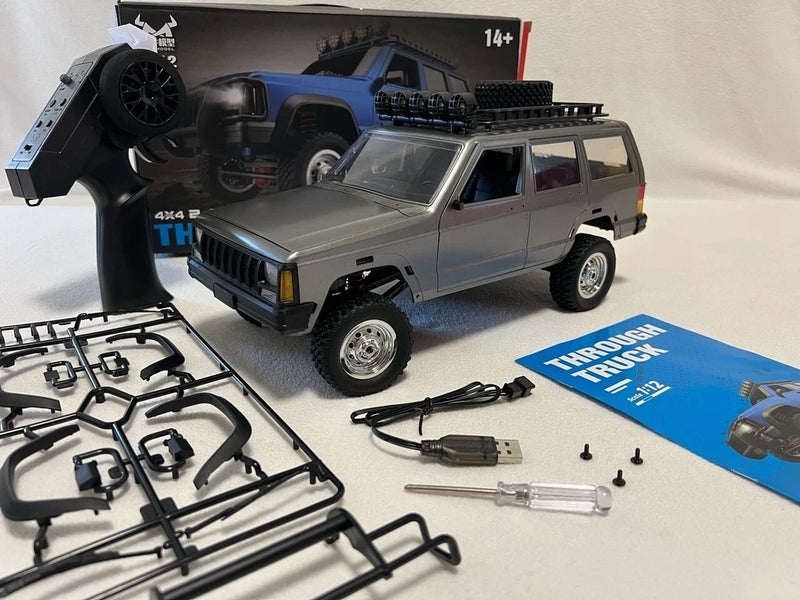 Jeep Cherokee MN78 RC Car Crawler 1:12 Scale, 2.4G 4WD, Off-road Truck Battery