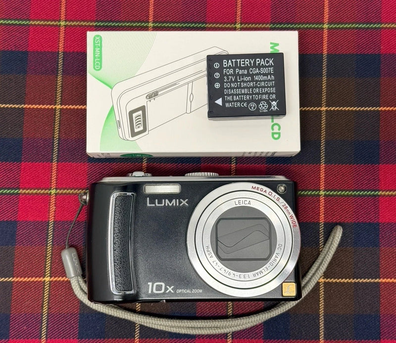 Panasonic LUMIX DMC-TZ5 9.1MP Digital Compact Camera 10x Optical Zoom Tested