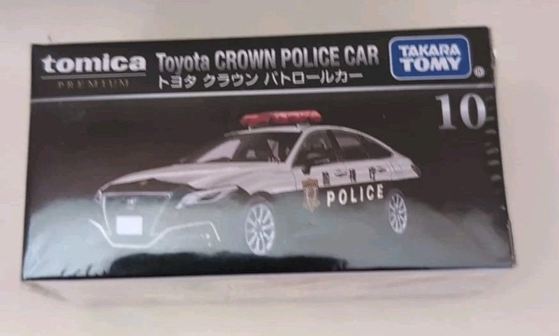 TAKARA TOMY TOMICA PREMIUM #10 TOYOTA CROWN POLICE CAR Diecast Model 1/65 SCALE