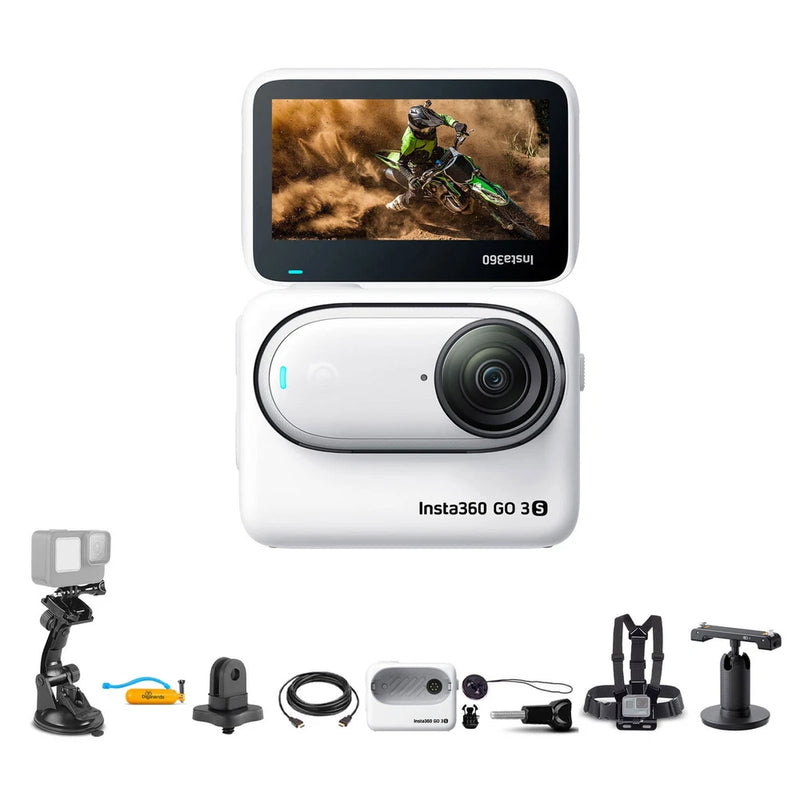 Insta360 GO 3S Small Action Camera (64GB) + 50-in-1 Accessory Kit