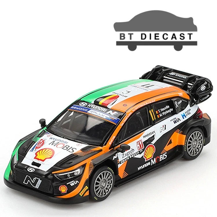MINI GT HYUNDAI I20 N RALLY1 #11 2023 RALLY CROATIA POWER WINNER 1/64 MGT00972