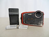 Fujifilm Finepix XP90 16.4MP Waterproof Digital Camera Orange WiFi 1080p Video