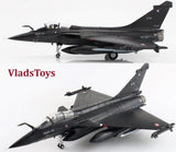 Hobby Master 1/72 Dassault Rafale C fighter jet model, dark gray with landing gear down