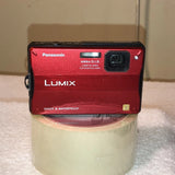 [Exc+] Panasonic LUMIX DMC-TS10 14.1MP Digital Camera Red [Inspected]