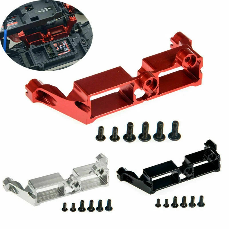 1Pc Aluminum Traxxas Servo Mount T-lock/wire clips For 1/10 RC Traxxas TRX-4