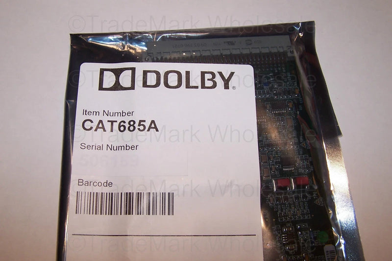 Dolby CAT685A 6 Channel A/D Converter Board cat 685 Audio Input CP500 ? NEW