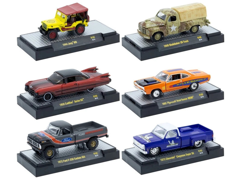 M2 Machines 1:64 Auto Thentics R102 Diecast Model Car Choose & Pick 32500-102-P8