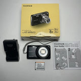 Fujifilm FinePix JZ250 16.0MP Digital Camera Tested + Charger, Battery, Guide