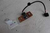 Battery shunt module with circuit board, wiring harness, and connector plugs