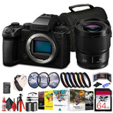 Panasonic Lumix S5 IIX Mirrorless Camera + Panasonic Lumix S 50mm Lens + 64GB