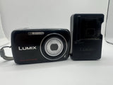 Panasonic Digital Camera Lumix DMC-S1 12.1MP Black Tested **Spots on Pictures**