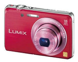 Panasonic Lumix DMC-FH8 Digital Camera 5x Optical Zoom Red From Japan