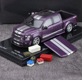 Funny 1:64 Purple F150 Shelby Pickup Sport Truck Model Diecast Collect Car