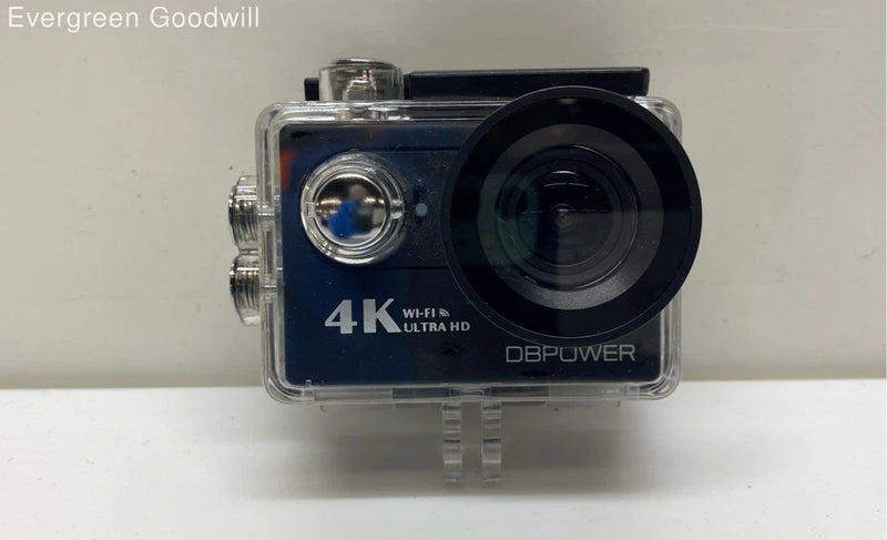 DBPOWER 4K Wi-Fi Ultra HD Digital Action Camera w/ Case Untested for P/R