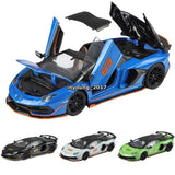 1:32 Lamborghini Aventador SVJ 63 Model Car Diecast Toy Cars All Doors Open Battery