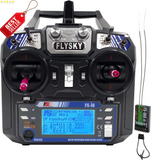 FlySky FS-I6 6CH 2.4GHz RC Transmitter w/ IA6 Receiver Mode 2 Plane Drone - US