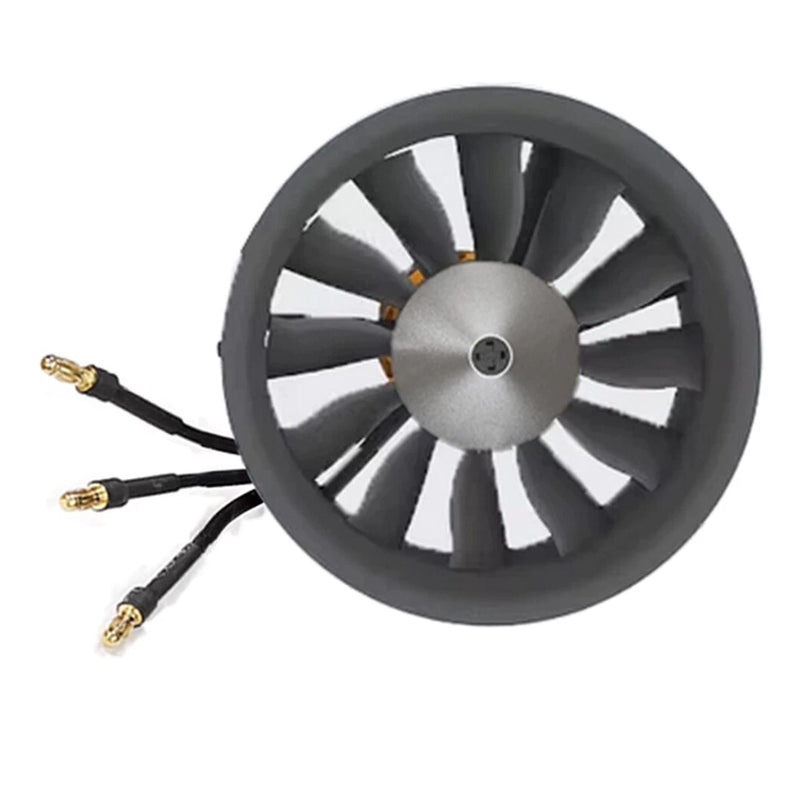 CW 64mm Ducted Fan 4300KV Brushless Motor 12-Blade 3S V+ for RC EDF Jet AirPlane