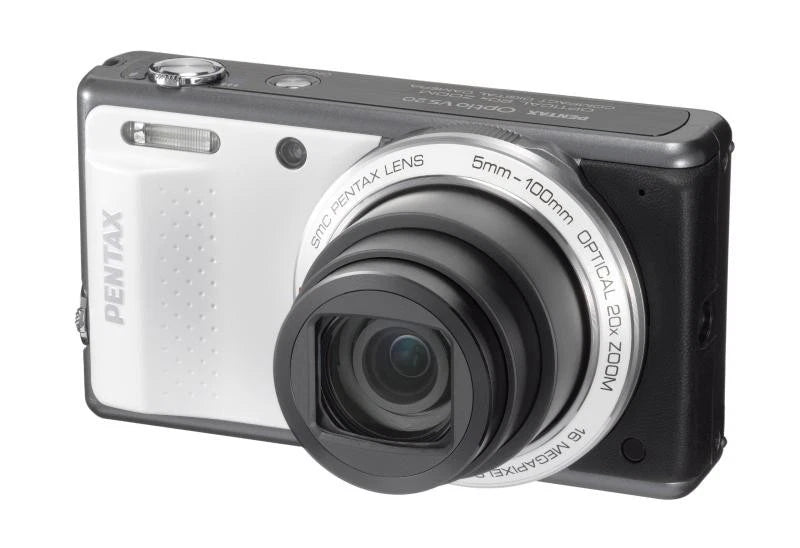 Pentax Optio VS20 16MP Digital Camera 20x Zoom White From Japan