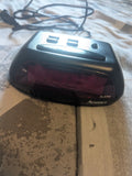 Advance Digital Alarm Clock Model 3138 Tested And Working Missing Battery Cover Battery