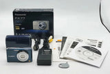 Panasonic Lumix FX77 Digital Camera Blue Compact From Japan