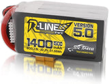 R Line Version 5.0 6S Lipo Battery 22.2V 150C 1400mAh Lipo Battery Pack Battery