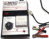 MRC RB-475 AC/DC quick battery charger with timer meter and red/black battery clips
