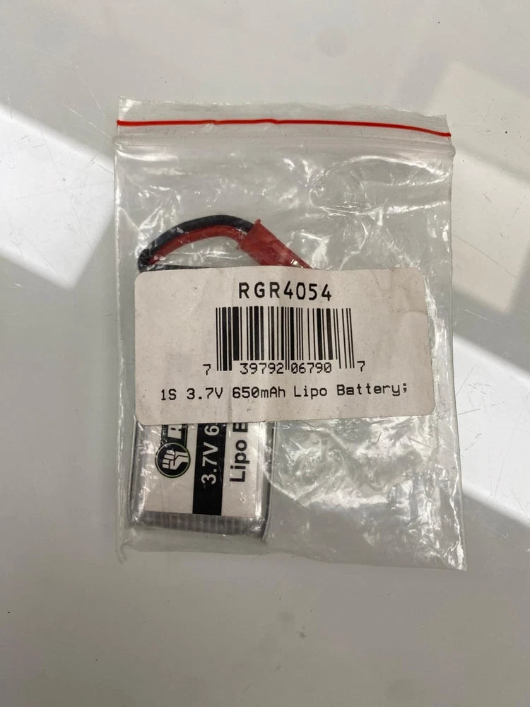 Rage R/C RGR4054 - 1S 3.7V 650mAh Lipo Battery; Stinger 240
