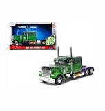 35179 BY Jada Hulk 1992 Peterbilt 379 (Green Color Diecast Car Model 1:24 Scale