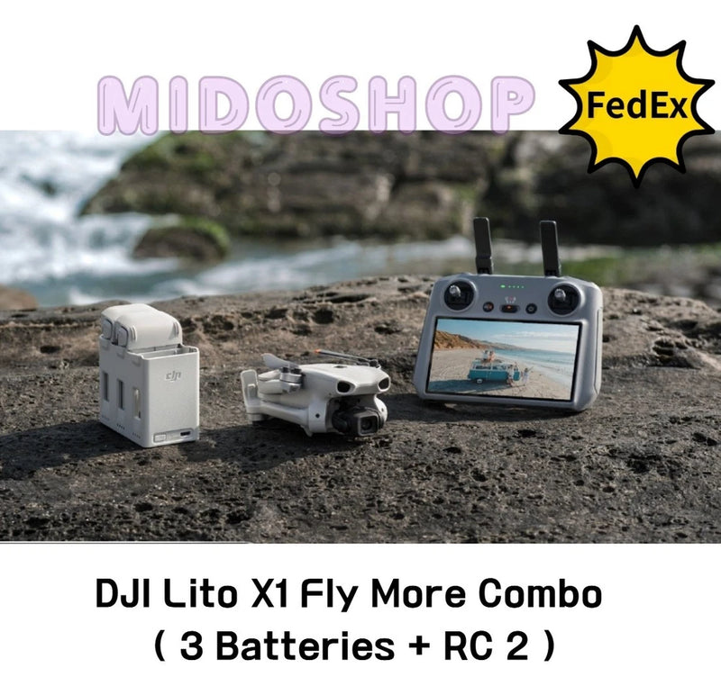 DJI Lito X1 drone combo with controller and extra batteries