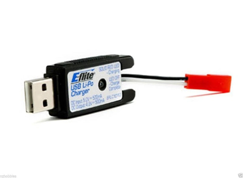 Blade / E-flite 1S USB Li-Po Charger, 500mA, JST : Blade 120 S # EFLC1010 Battery