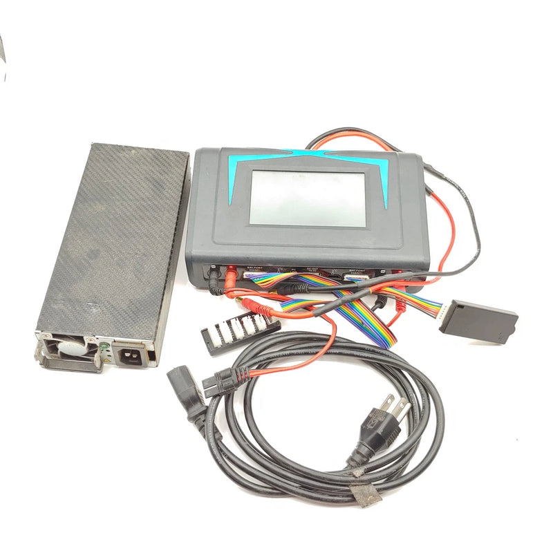 *RARE* iMax X400 Twins Touch Screen Balance Charger Dual-Output w/ Power Supply! Battery