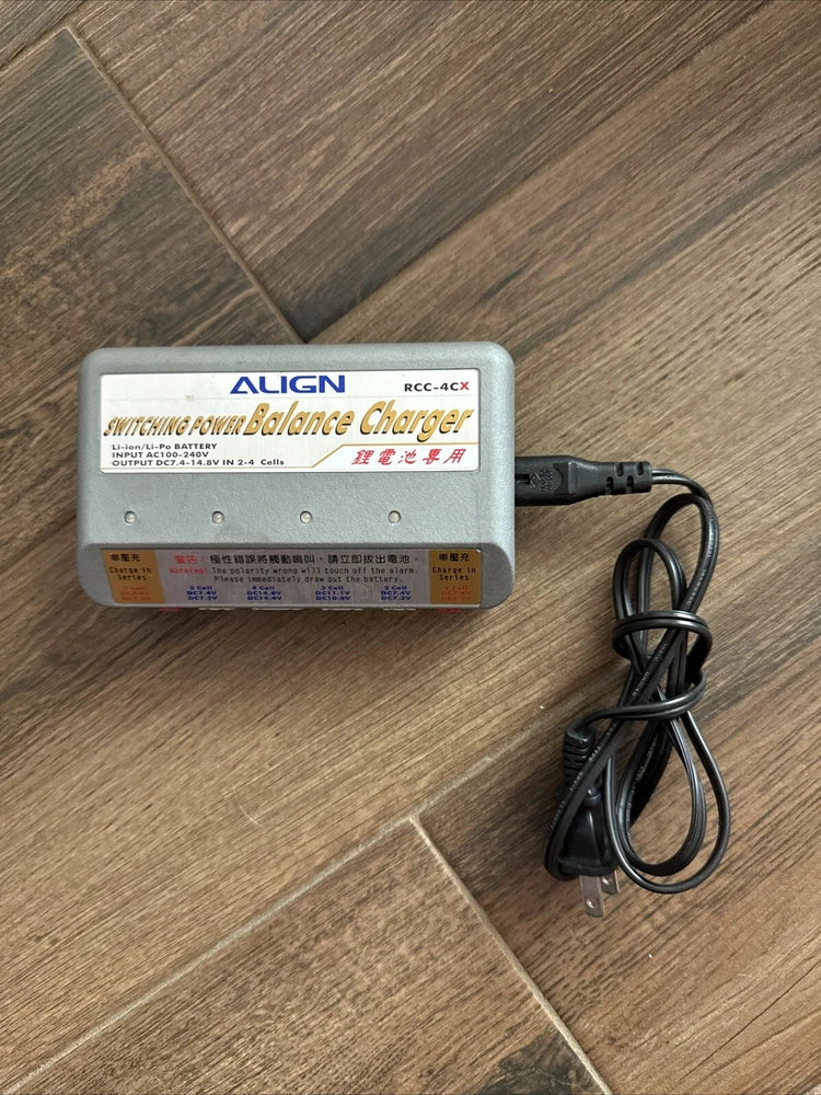 Align RCC-4CX Switching Power Balance Charger Li-ion Li-po AC100-240V DC7.4-14.8 Battery