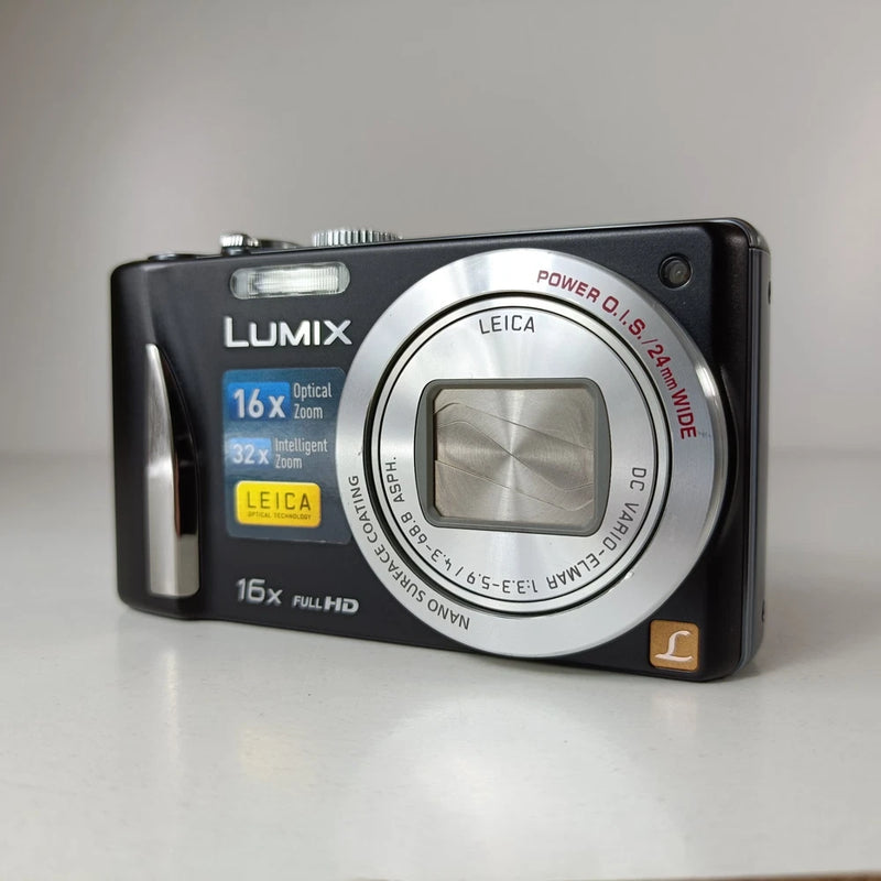 Panasonic LUMIX DMC-TZ25 12.1MP Digial Camera Black Panasonic Lumix Travel Zoom