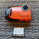 FUJIFILM XP70 10m 1.5m Compact Digital Camera Tested Working Seller Japan S