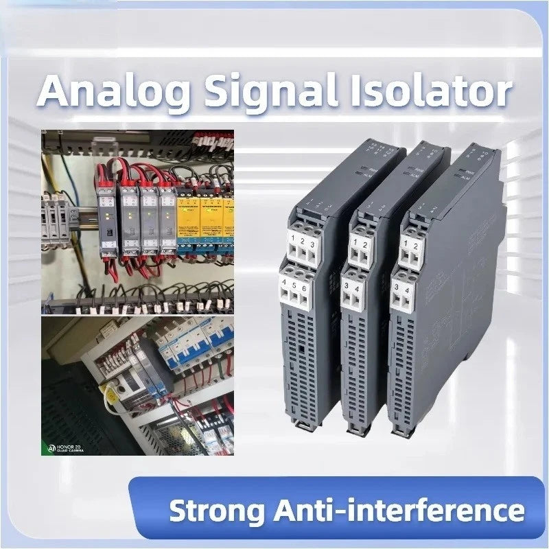 Analog Signal Isolator DC24V 0-10V Industrial Automation Converter 0-20mA