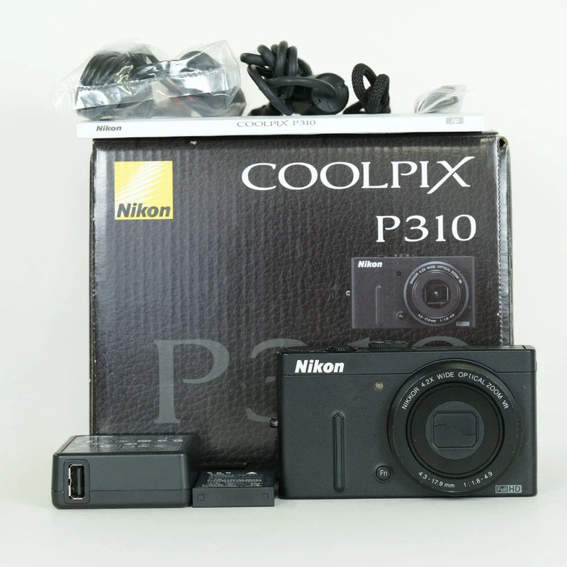 Nikon COOLPIX P310 Compact Digital Camera Black High Quality F1.8 Lens