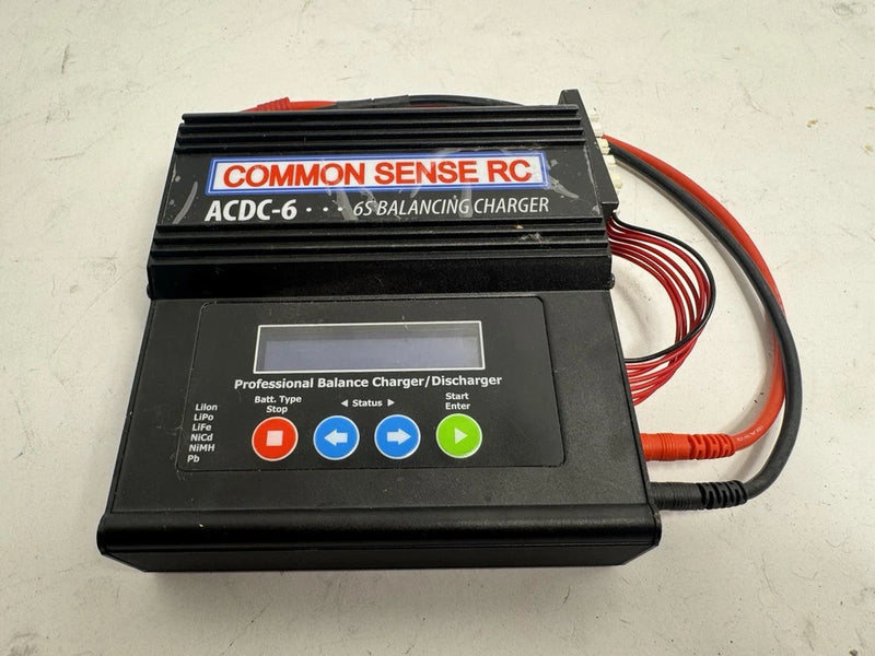 Common Sense RC ACDC-6 6S Balancing Charger 679738 - New Missing Box Battery