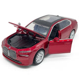 1:32 i7 2023 Model Toy Car Diecast Toy Vehicle Toys for Boys Kids Gifts Red Battery