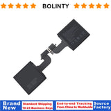 Black replacement battery pack with ribbon cable and connector for Surface Book 2