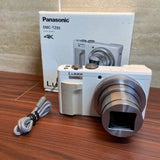 Panasonic LUMIX DMC-TZ85 Compact Digital Camera 4K White Excellent Condition